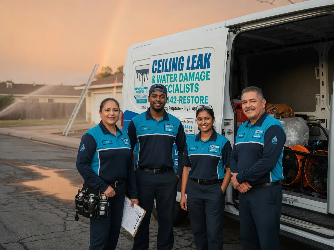 Ceiling Leak Cleanup company in Burr Oak, MI