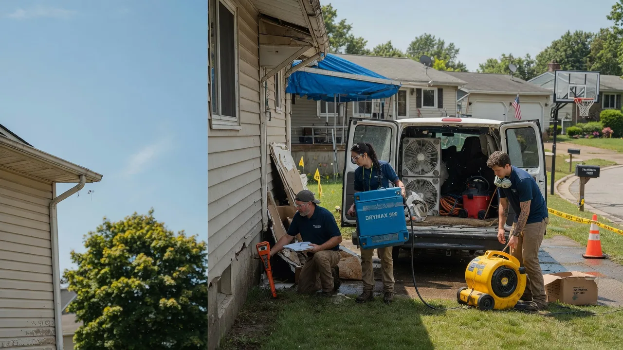 Ceiling Leak Cleanup in Burr Oak, MI near me