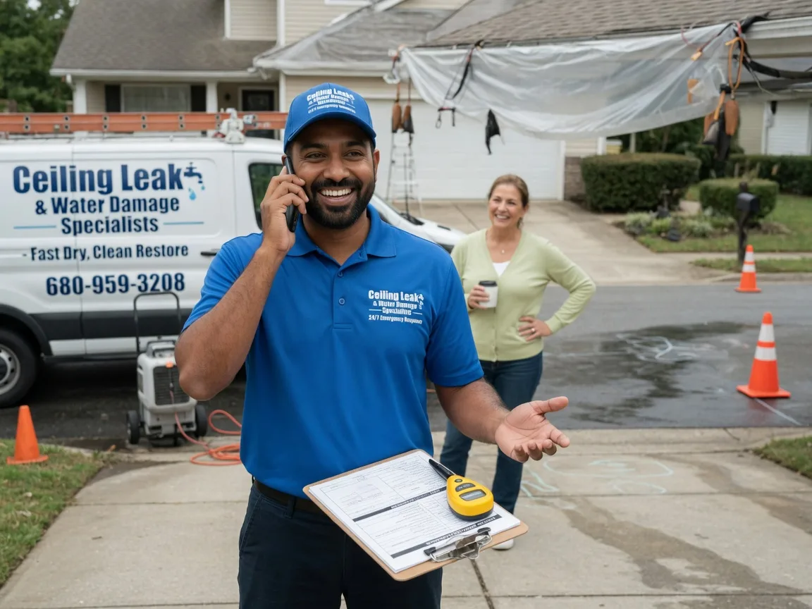 Ceiling Leak Cleanup Burr Oak, MI FAQs